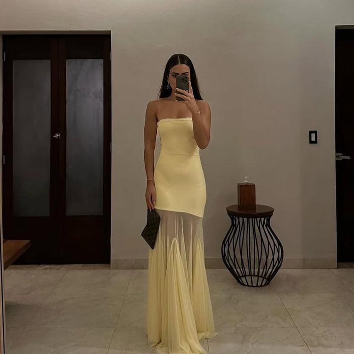 Calliope – Robe Maxi Bustier Slim