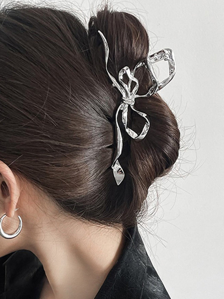 Phaedra – Pince à Cheveux Nœud Métallique
