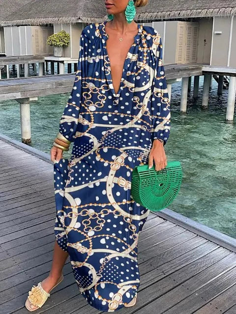 Bea – Robe Maxi Col V