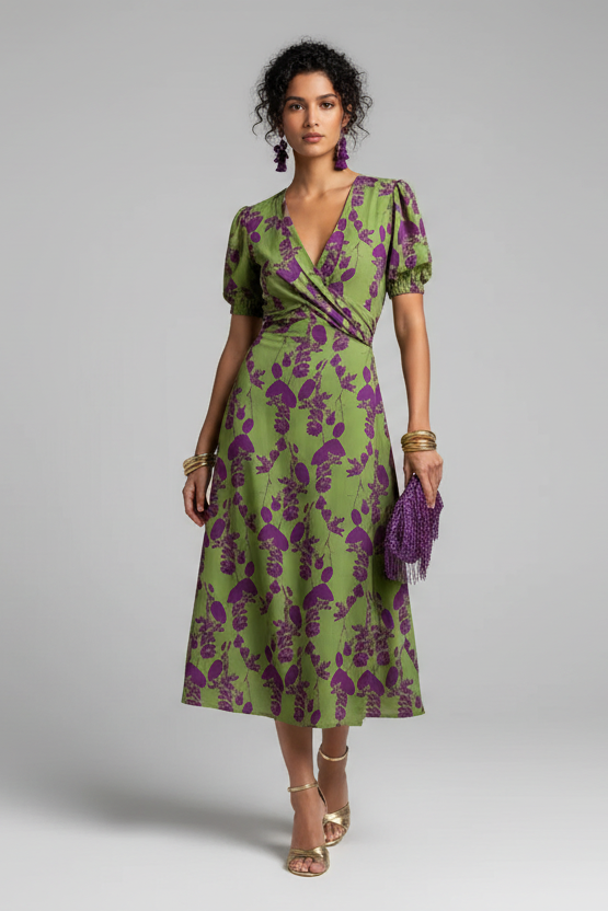 Danielle – Robe Midi Florale