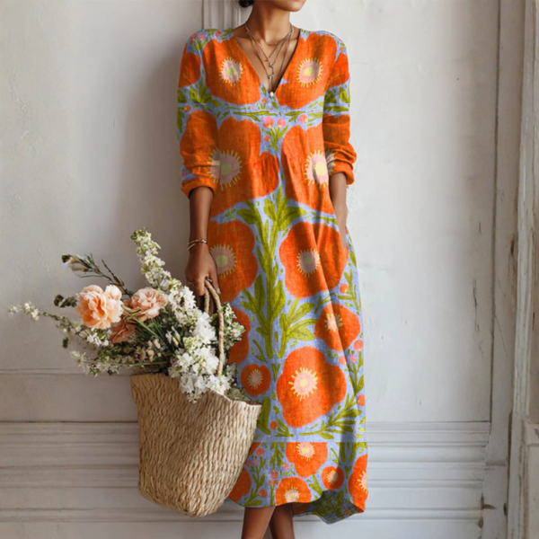 Claire™ – Robe Florale Enchantée