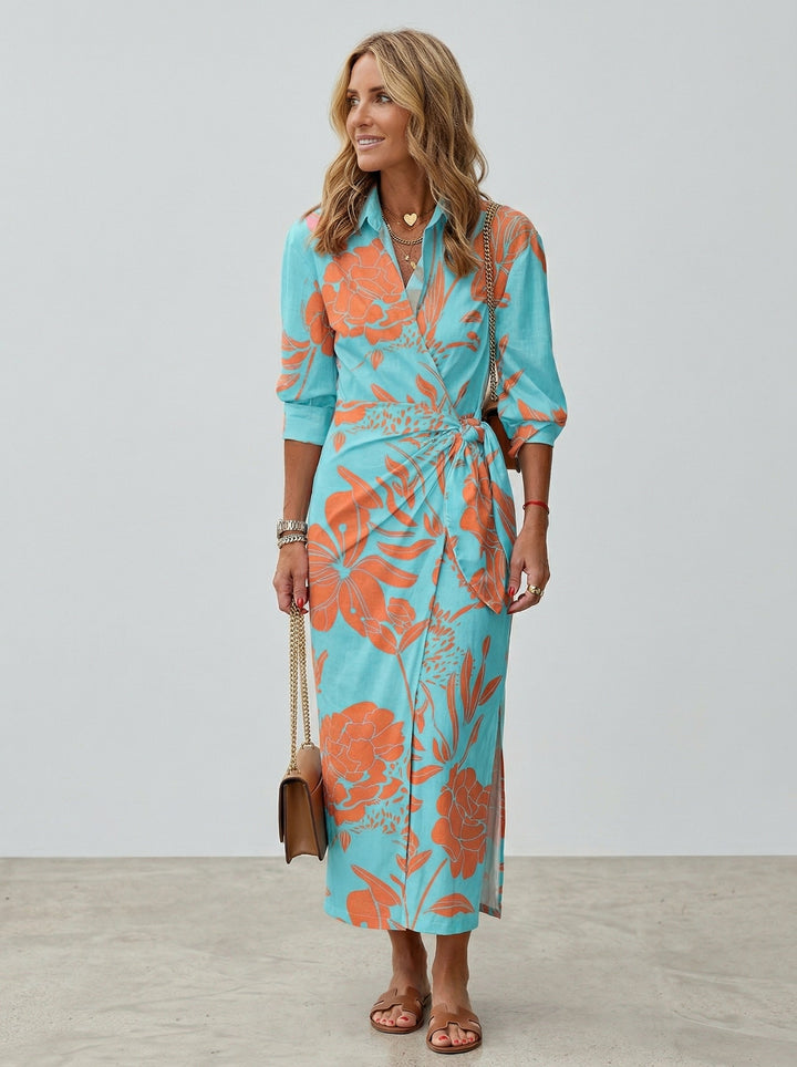 Cecilia™ – Robe Rayée Élégante