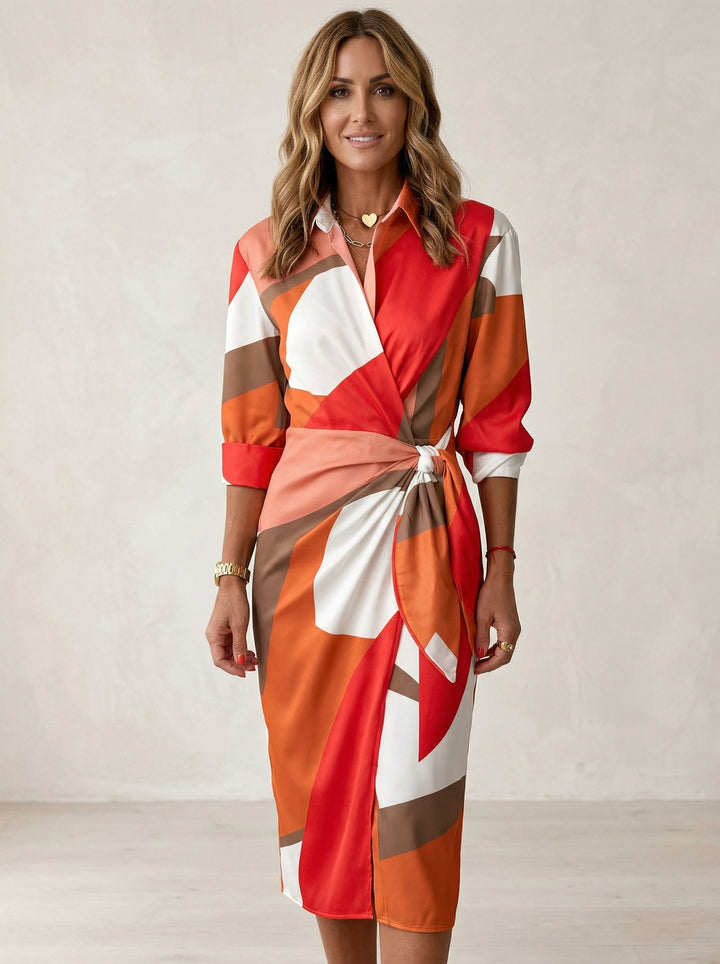 Cecilia™ – Robe Rayée Élégante
