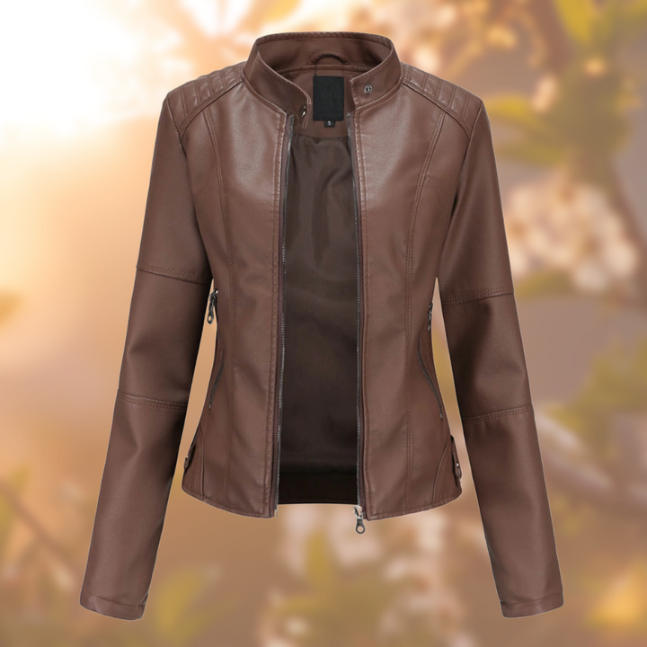 Blaire – Veste Cuir Unique & Tendance