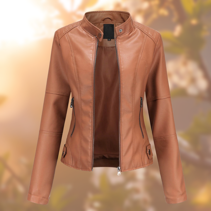 Blaire – Veste Cuir Unique & Tendance