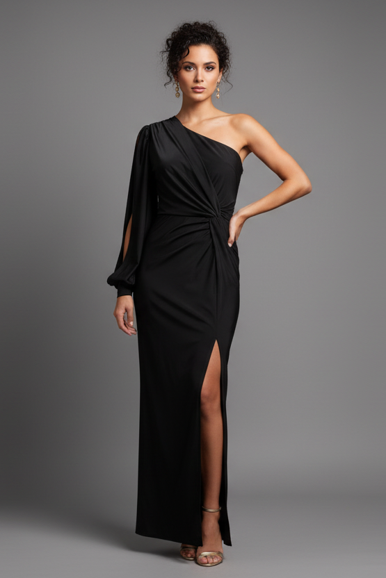 Alaysia – Robe Maxi Une Épaule