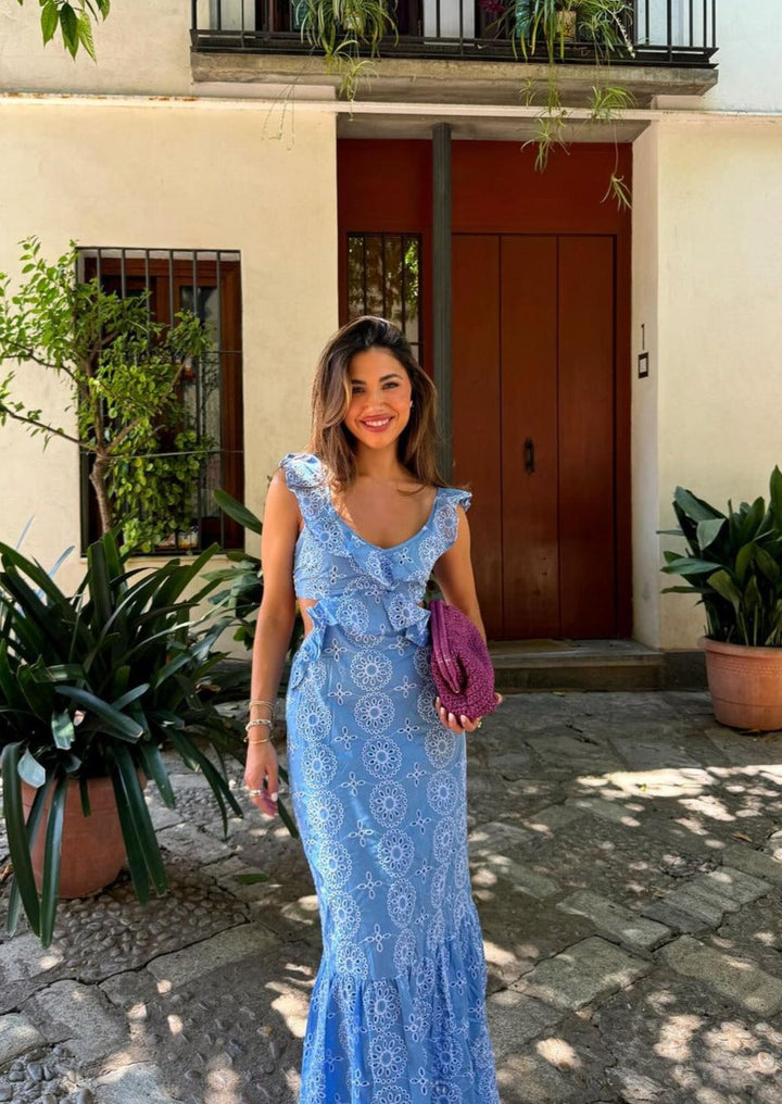 Camila – Robe Maxi à Volants