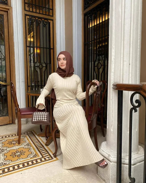 Maxi – Robe Maxi Longue Tricotée