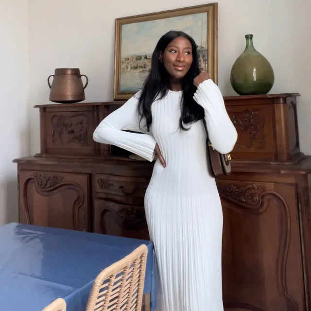 Maxi – Robe Maxi Longue Tricotée
