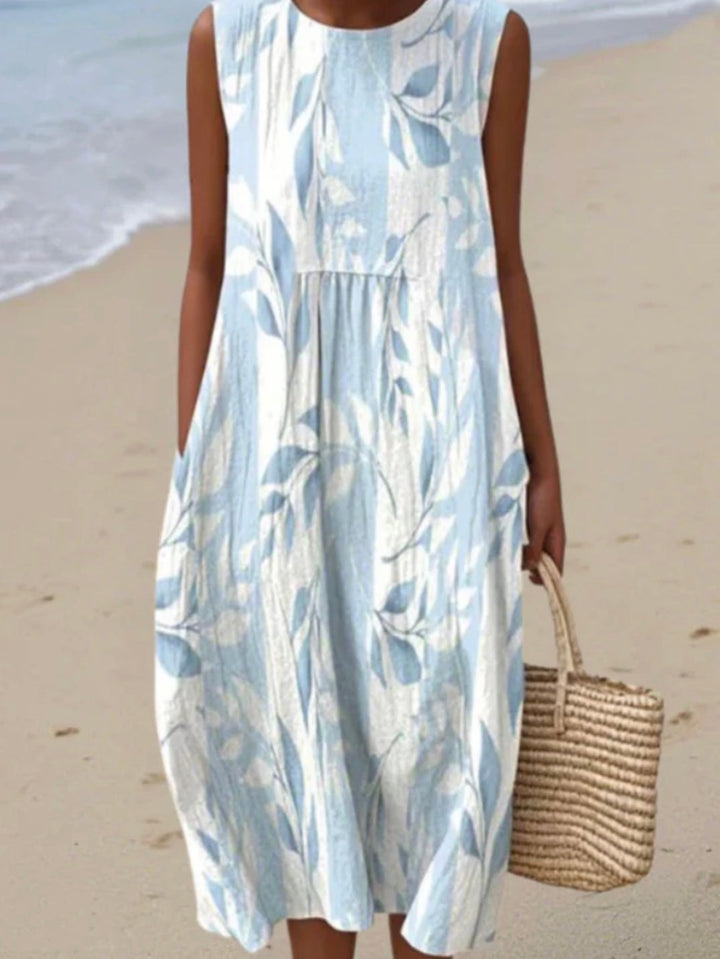 Zara – Robe Estivale Sans Manches Légère