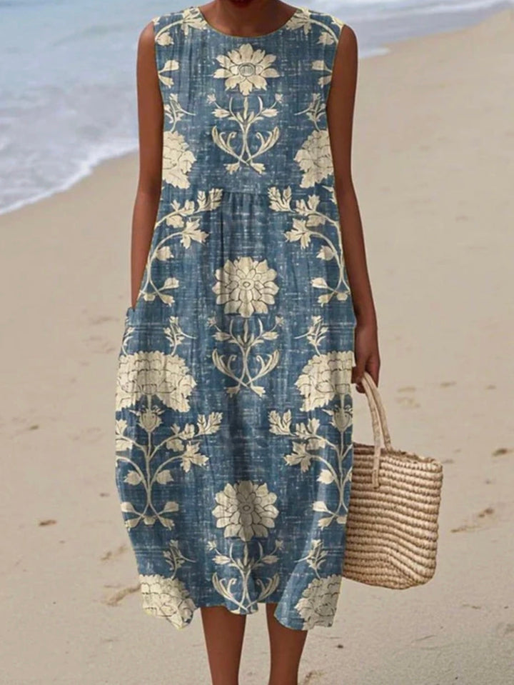Zara – Robe Estivale Sans Manches Légère