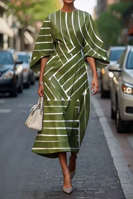 Celestiva – Robe Midi Élégante