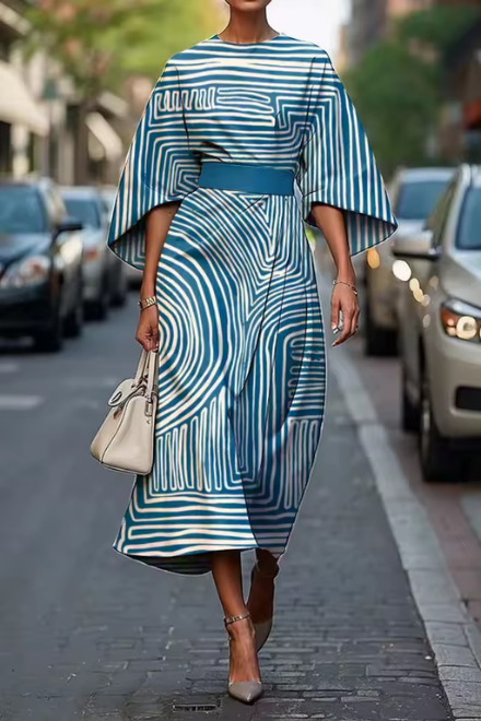 Celestiva – Robe Midi Élégante