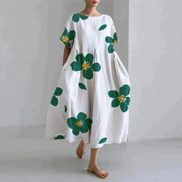 Calliope – Robe Florale Élégante