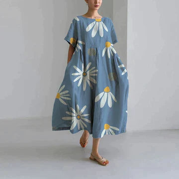 Calliope – Robe Florale Élégante