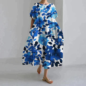 Calliope – Robe Florale Élégante