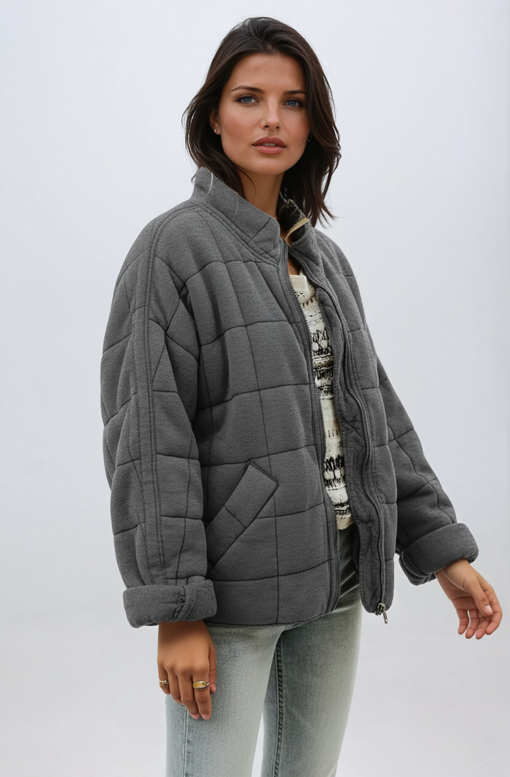 Juliette – Manteau Matelassé Oversize