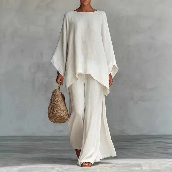 Cristina – Ensemble Manches Longues & Pantalon Large
