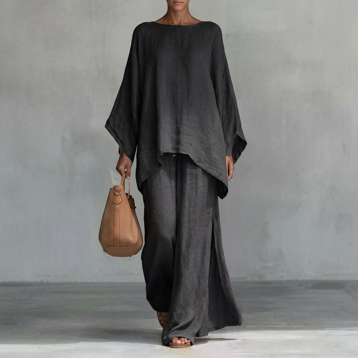 Cristina – Ensemble Manches Longues & Pantalon Large