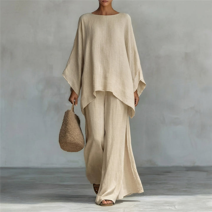 Cristina – Ensemble Manches Longues & Pantalon Large
