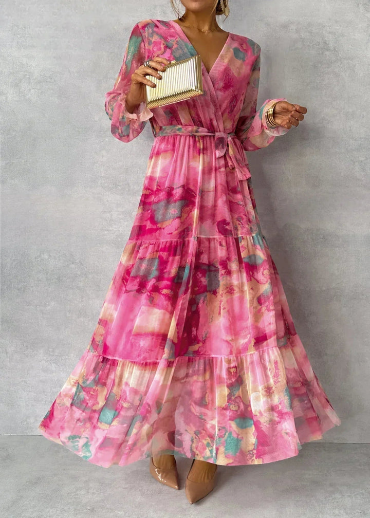 Daisy – Robe Portefeuille Florale