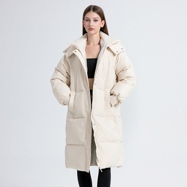 Gina™ - Classic Hooded Long Puffer Coat