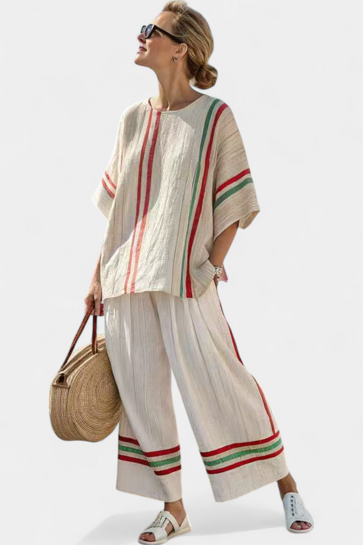 Truvane – Blouse Boho & Pantalon Loose