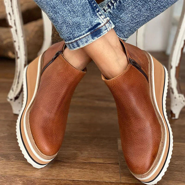 Kamala™ – Bottines Compensées Casual
