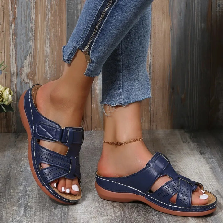 Gaia™ – Sandales Compensées Orthopédiques Vintage