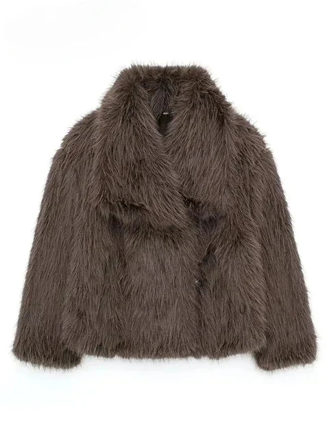 Aurora – Manteau Fausse Fourrure Luxe