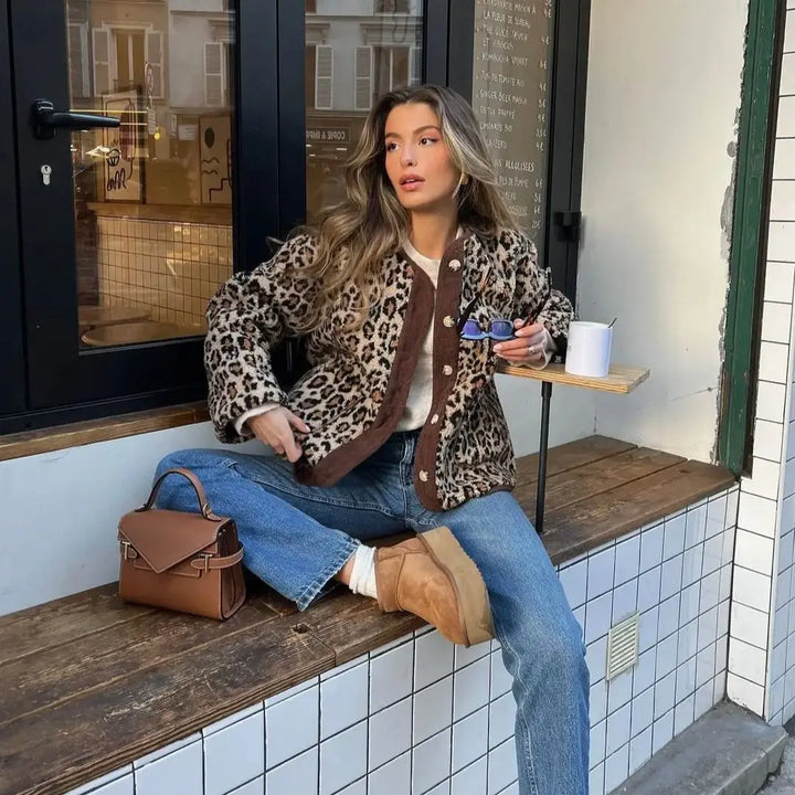 Miriam – Cardigan Léopard