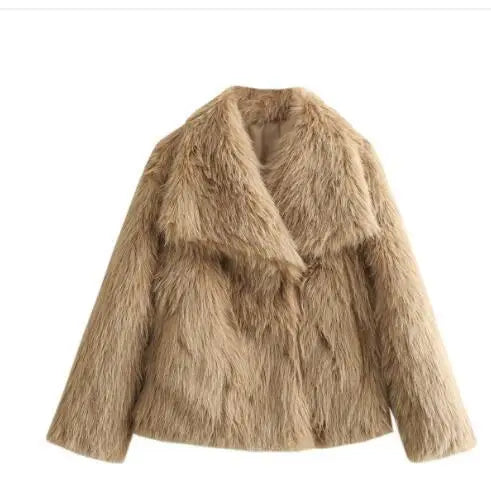 Aurora – Manteau Fausse Fourrure Luxe