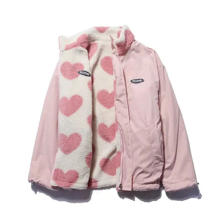 Amara – Veste Réversible Cœur