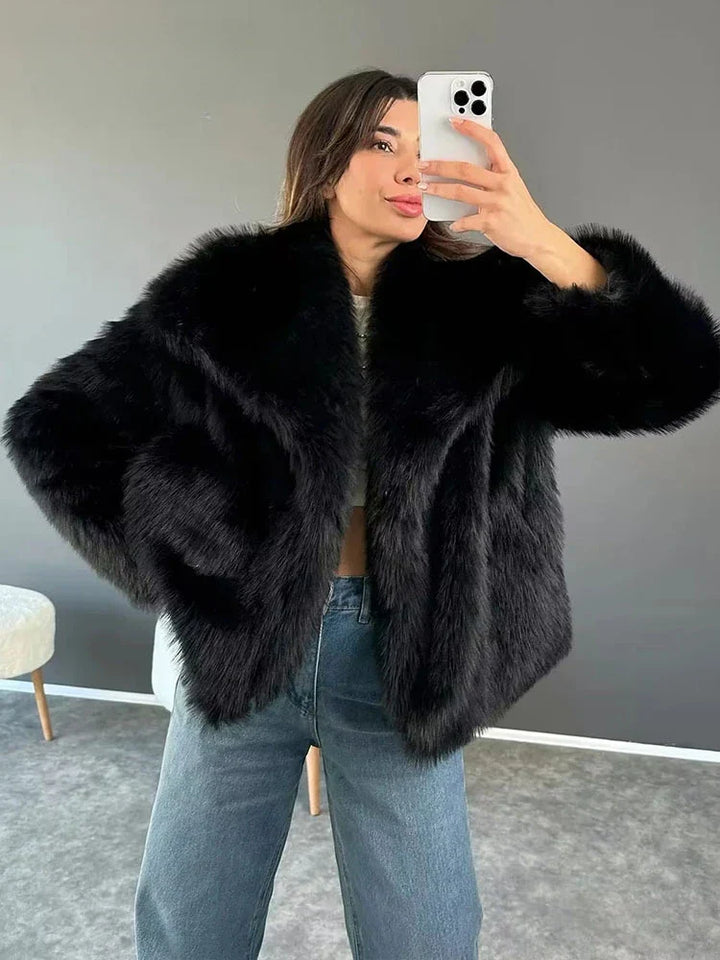 Aurora – Manteau Fausse Fourrure Luxe