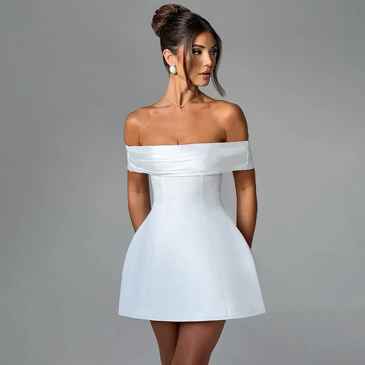 Elora™ – Robe Élégante Épaules Dénudées