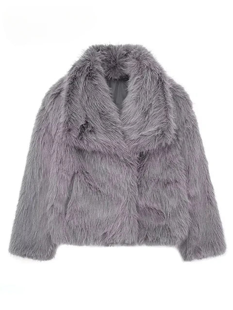 Aurora – Manteau Fausse Fourrure Luxe