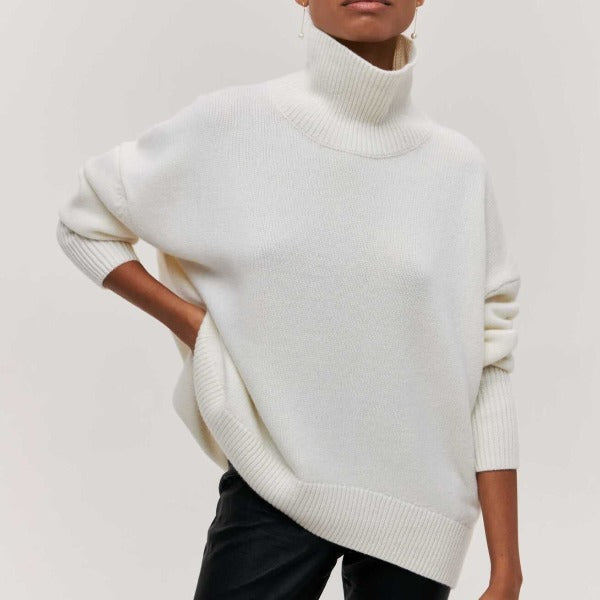 Margot – Pull Col Roulé Tricoté