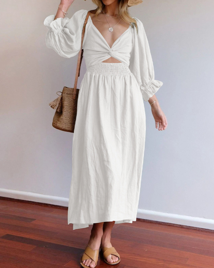 Ophelia – Robe Midi Manches