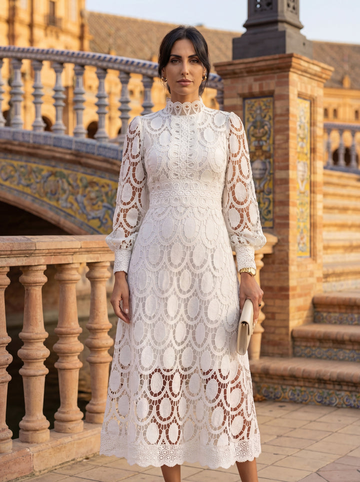 Carmona – Robe Dentelle Printemps