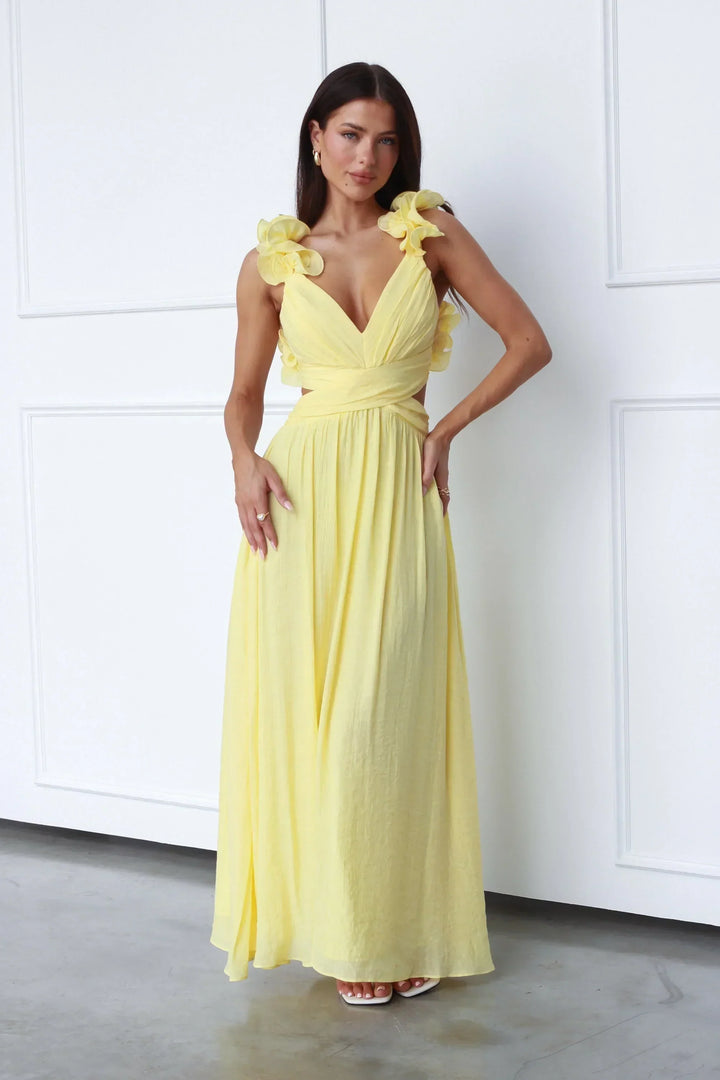 Vanessa – Robe Maxi Dos Nu Élégante