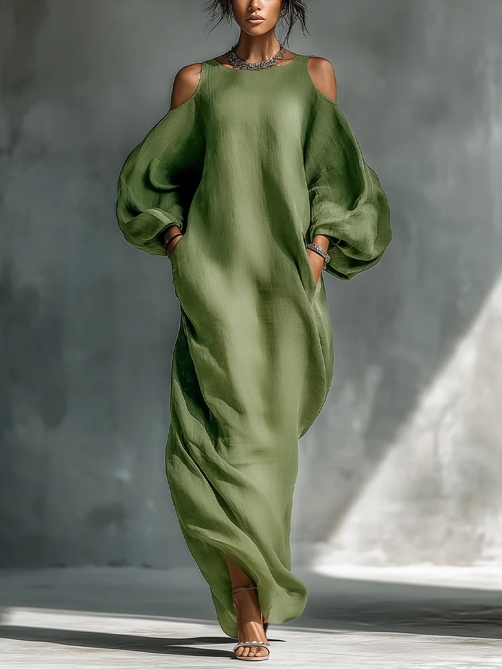 Susana – Robe Maxi Épaules Dénudées