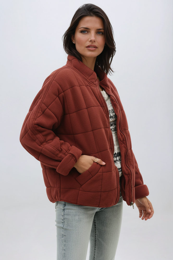Juliette – Manteau Matelassé Oversize