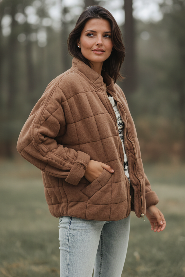 Juliette – Manteau Matelassé Oversize
