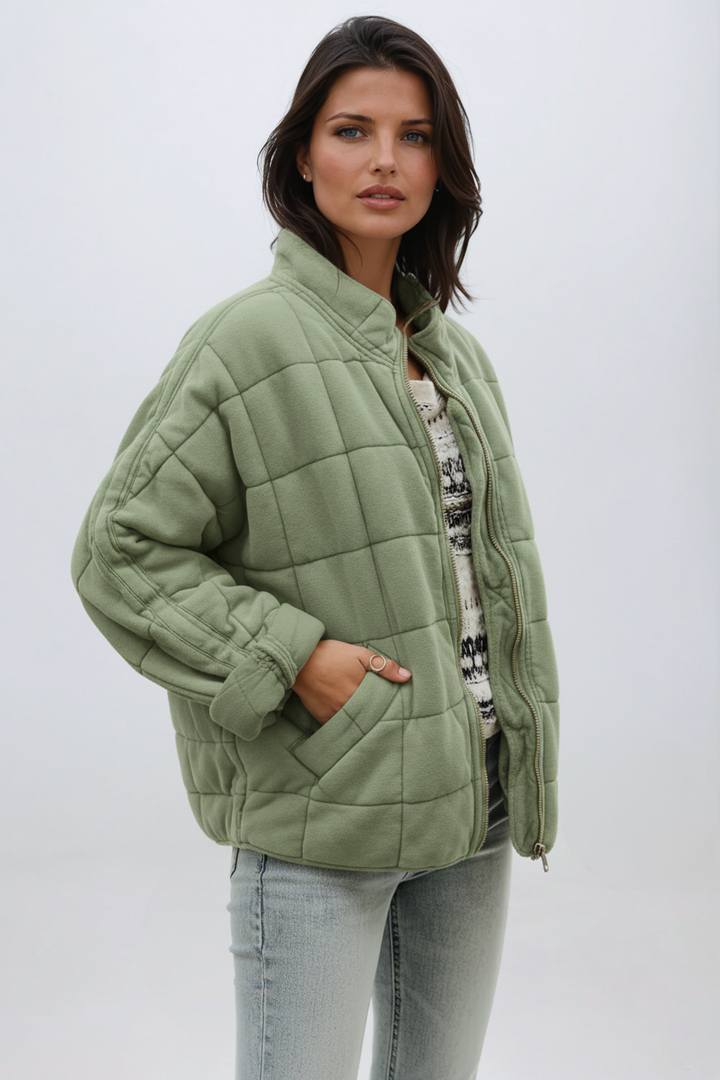 Juliette – Manteau Matelassé Oversize