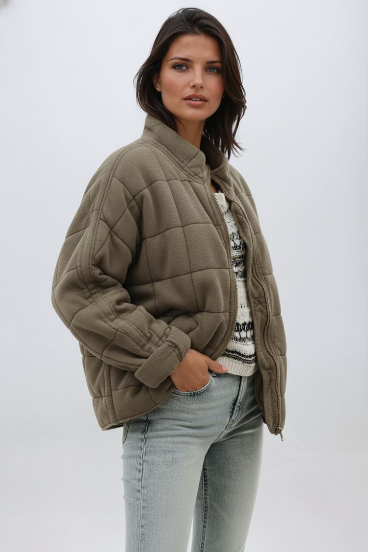Juliette – Manteau Matelassé Oversize