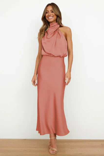 Benthe – Robe Midi Épaules Dénudées