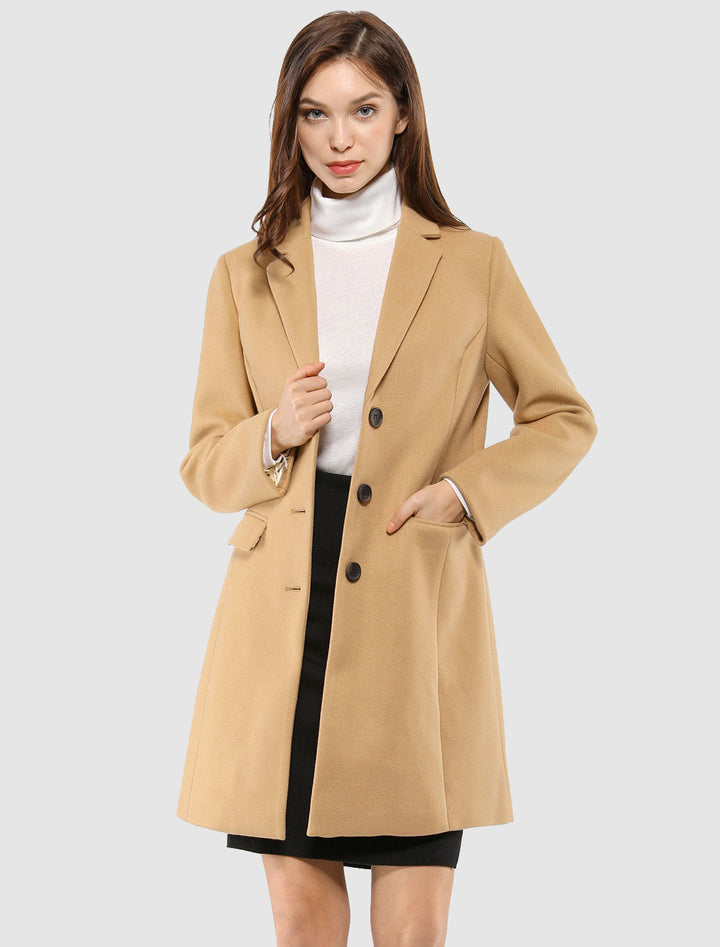 Marielle – Manteau Laine Classique