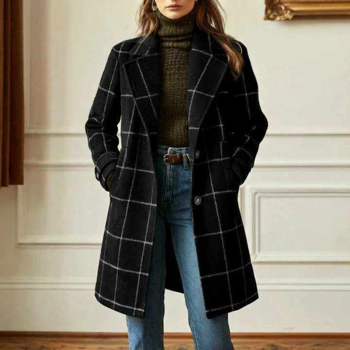 Oxford – Manteau Laine Carreaux