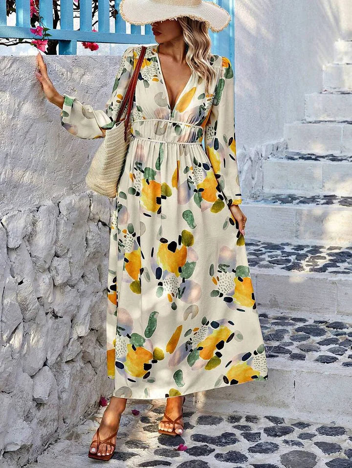 Elise – Robe Maxi Florale