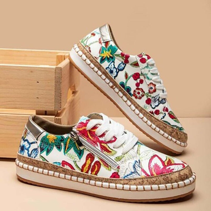 Oluchi™ – Baskets Orthopédiques Fleuries